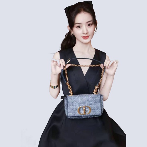 [스페셜오더]DIOR-M9241 디올 데님 블루 CARO 카로 스몰 숄더백