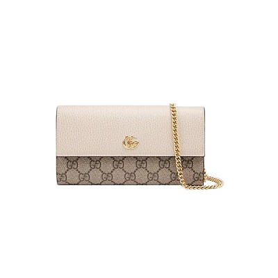 [스페셜오더]GUCCI-‎546585 1283 구찌 블랙 GG 마몽 체인 지갑