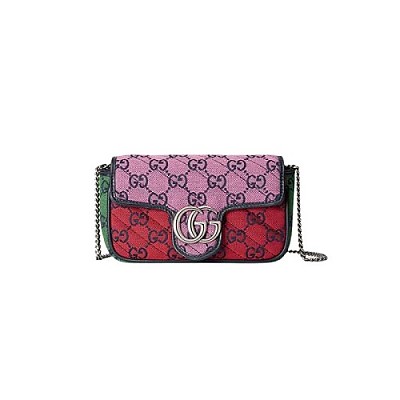 GUCCI-476433 1712 구찌 라이트 그레이 GG 마몽 수퍼 미니백