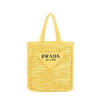 [스페셜오더]PRADA-1BG393 프라다 탠 라피아 토트 백