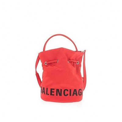 [스페셜오더]BALENCIAGA-619458 발렌시아가 핑크 WHEEL XS 드로스트링 스몰 버킷백