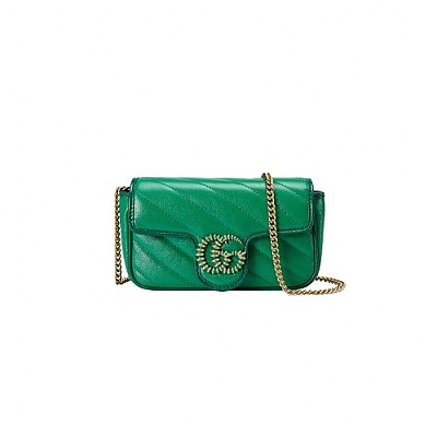 [스페셜오더]GUCCI-‎574969 9389 구찌 버터&파스텔 블루 GG 마몽 수퍼 미니 백