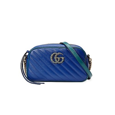 [스페셜오더]GUCCI-447632 9022 구찌 GG 마몽 화이트 스몰 숄더백