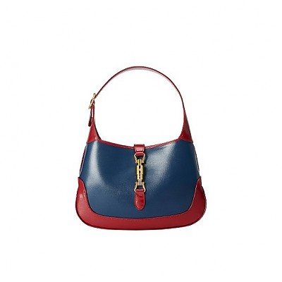 [스페셜오더]GUCCI-636706 8565 구찌 블루 오가닉 GG 데님 재키 1961 스몰 호보백