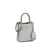 [스페셜오더]PRADA-1BA217 프라다 블랙 파니에 사피아노 가죽 스몰 숄더백