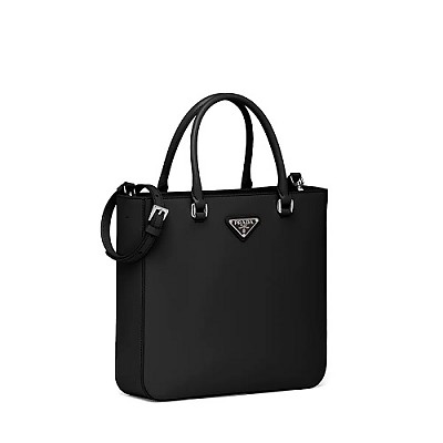 [스페셜오더]PRADA-1BA330 프라다 화이트 브러시드 가죽 토트 백