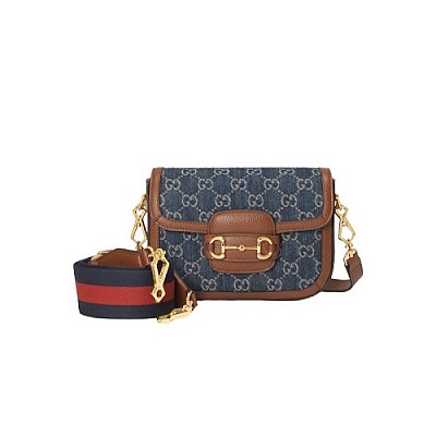 [스페셜오더]GUCCI-658574 9759 구찌 화이트 홀스빗 GG 수프림 1955 미니 핸드백