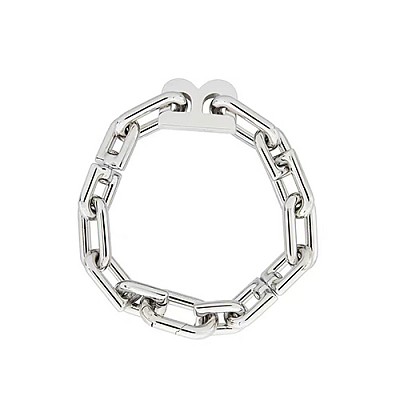 BALENCIAGA-599334 발렌시아가 골드 B CHAIN 씬 브레이슬릿