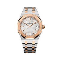 [스페셜오더]Audemars Piguet-오데마피게 로얄 오크 듀얼타임 파워리저브 스틸 화이트 41mm