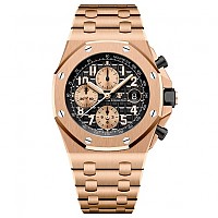 [스페셜오더]Audemars Piguet-오데마피게 로얄 오크 듀얼타임 파워리저브 스틸 블랙 41mm