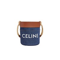 [스페셜오더]CELINE-196992 셀린느 데님 CELINE 프린트 스퀘어 카바스 백