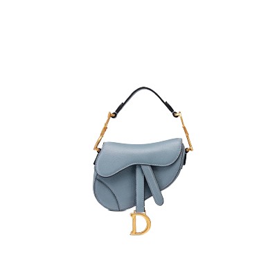 [스페셜오더]DIOR-S5662 디올 블랙 고트 스킨 SADDLE 마이크로 백