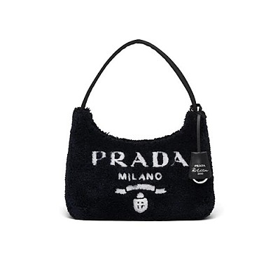 [스페셜오더]PRADA-1NE515 프라다 옐로우 시어링 테리 호보백