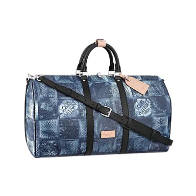 [스페셜오더]LOUIS VUITTON-M43848 루이비통 실버 모노그램 키폴 반둘리에 50