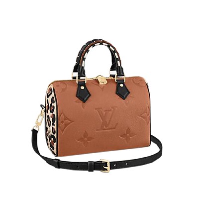 [스페셜오더]LOUIS VUITTON-M58524 루이비통 블랙 모노그램 앙프렝뜨 스피디 반둘리에 25