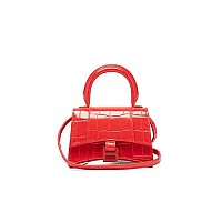 [스페셜오더]BALENCIAGA-637372 발렌시아가 블랙 아워글래스 미니 탑 핸들 백