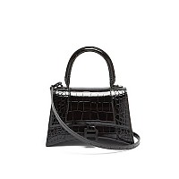 [스페셜오더]BALENCIAGA-593546 발렌시아가 화이트 그레인 아워글래스 스몰 탑 핸들백