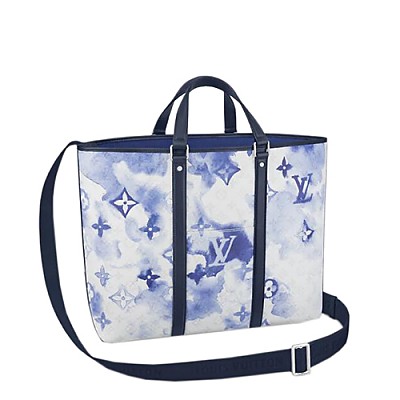 [스페셜오더]LOUIS VUITTON-M45755 루이비통 블루 모노그램 워터컬러 뉴 토트 GM