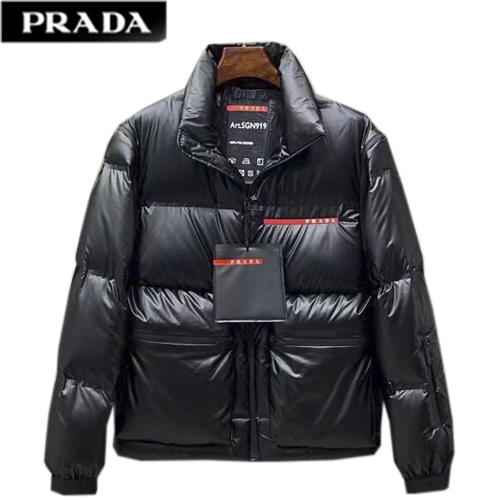 PRADA-09263 프라다 블랙 나일론 패딩 남성용