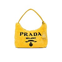 [스페셜오더]PRADA-1NE515 프라다 핑크 시어링 테리 호보백