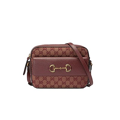 [스페셜오더]GUCCI-645454 8563 구찌 브라운 GG 수프림 홀스빗 1955 스몰 숄더백