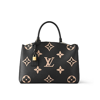 LV-M58916 루이비통 블랙 모노그램 앙프렝뜨 쁘띠뜨 팔레 토트 백 29cm