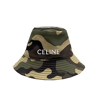 CELINE-102012 셀린느 블루 데님 CELINE 아플리케 장식 버킷 햇 남여공용