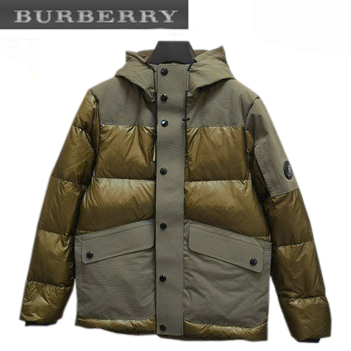 BURBERRY-10162 버버리 카키 나일론 패딩 남성용