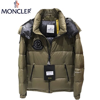 MONCLER-102311 몽클레어 오렌지 패치 장식 패딩 남성용