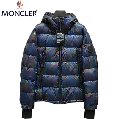 MONCLER-11023 몽클레어 네이비 패치 장식 패딩 남성용