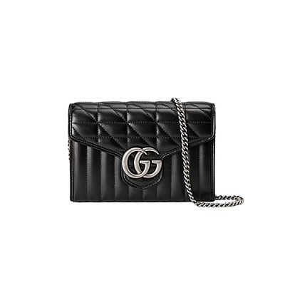 [스페셜오더]GUCCI-474575 1000 구찌 GG 마몽 마틀라세 미니 체인백