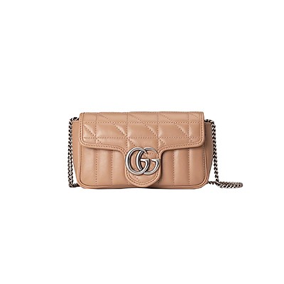 [스페셜오더]GUCCI-476433 5815 #구찌페이크 GG 마몽 파스텔 핑크 마틀라세 수퍼 미니백