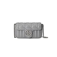 [스페셜오더]GUCCI-476433 9022 구찌 GG 마몽 화이트 수퍼 미니백