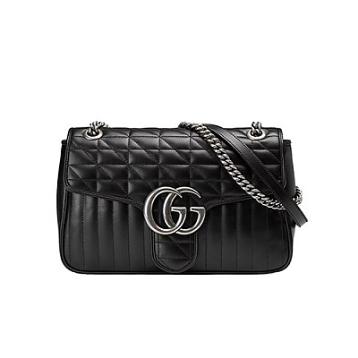 [스페셜오더]GUCCI-443496 2807 구찌 GG Marmont 토프 벨벳 미디엄 숄더백