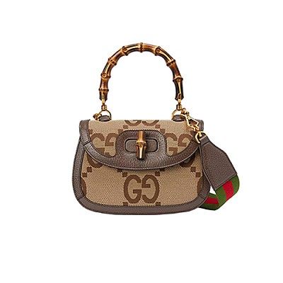 [스페셜오더]GUCCI-675797 8454 구찌 화이트 뱀부 스몰 탑 핸들백