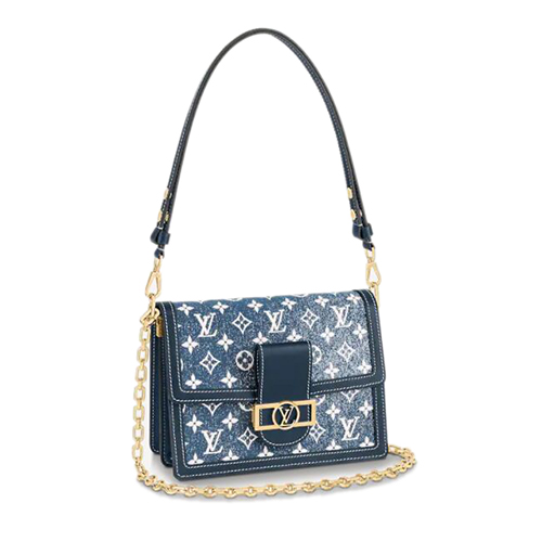 [스페셜오더]LOUIS VUITTON-M59631 루이비통 네이비 모노그램 데님 도핀 MM