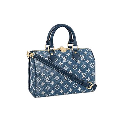 LOUIS VUITTON-M11264 루이비통 라군 블루 모노그램 타일 스피디 반둘리에 25