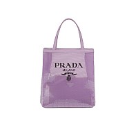 [스페셜오더]PRADA-1BG417 프라다 블랙 시퀸 메쉬 스몰 토트 백