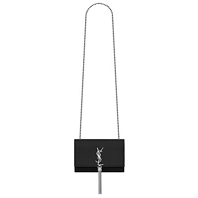 [스페셜오더]SAINT LAURENT-474366 생 로랑 블랙 골드 메탈 스몰 케이트 체인 태슬 백