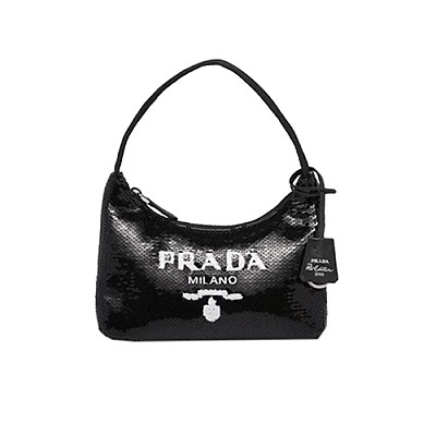 [스페셜오더]PRADA-1NE515 프라다 블랙/레드 리에디션 나일론 호보백