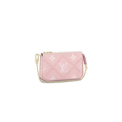 LOUIS VUITTON-M63830 루이비통 모노그램 트렁크 프린트 장식 미니 포쉐트 악세수아