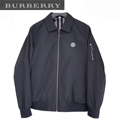 BURBERRY-02212 버버리 그레이 TB 패치 장식 바람막이 쟈켓 남성용