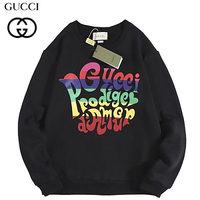 GUCCI-02232 구찌 아이보리 프린트 장식 스웨트셔츠 남여공용