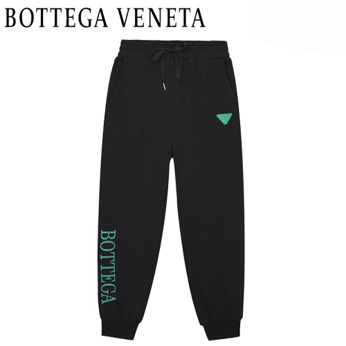 BOTTEGA VENE**-03128 보테가 베네타 블랙 프린트 장식 스웨트팬츠 남여공용