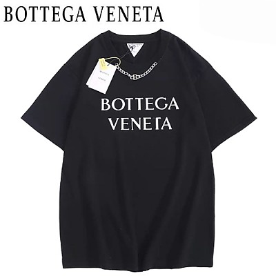 BOTTEGA VENE**-03102 보테가 베네타 블루 메탈 장식 티셔츠 남여공용