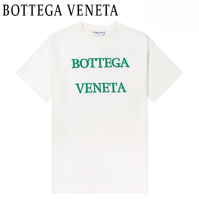 BOTTEGA VENE**-030922 보테가 베네타 블랙 아플리케 장식 티셔츠 남성용