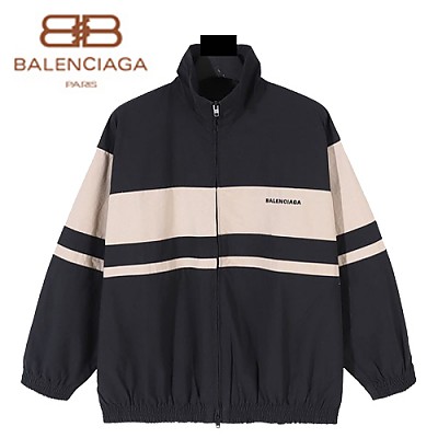 BALENCIA**-030815 발렌시아가 브라운 나일론 바람막이 재킷 남여공용