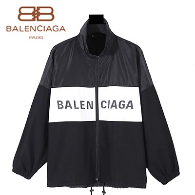 BALENCIA**-030815 발렌시아가 브라운 나일론 바람막이 재킷 남여공용