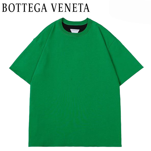 BOTTEGA VENE**-032213 보테가 베네타 그린 코튼 티셔츠 남여공용