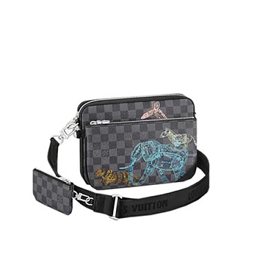 [스페셜오더]LOUIS VUITTON-N50068 루이비통 스톤 그레이 다미에 솔트 트리오 메신저